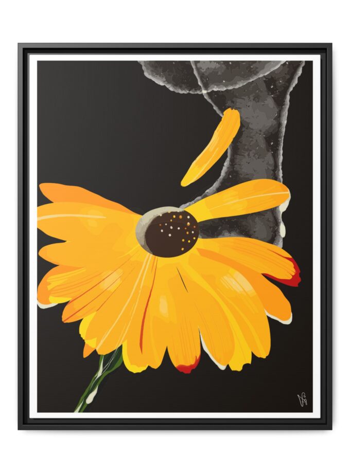 Defrozing Canvas, Framed