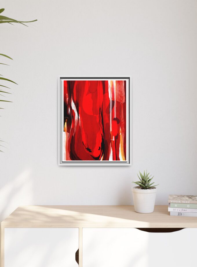 Dirty Work Canvas, Framed