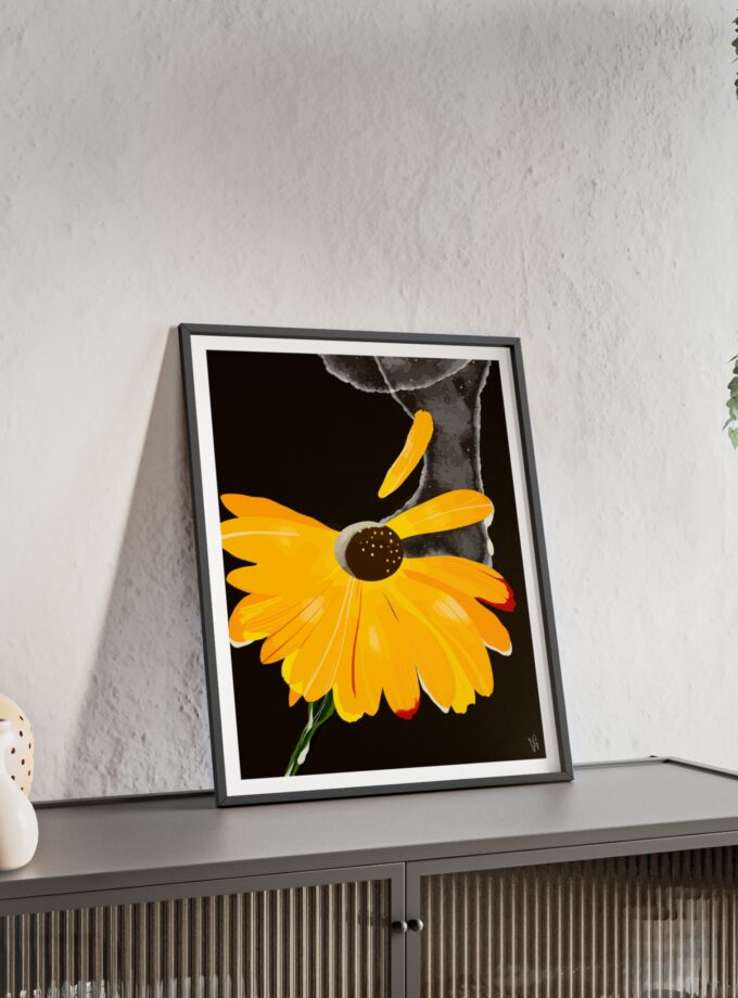 Defrozing Poster, Framed