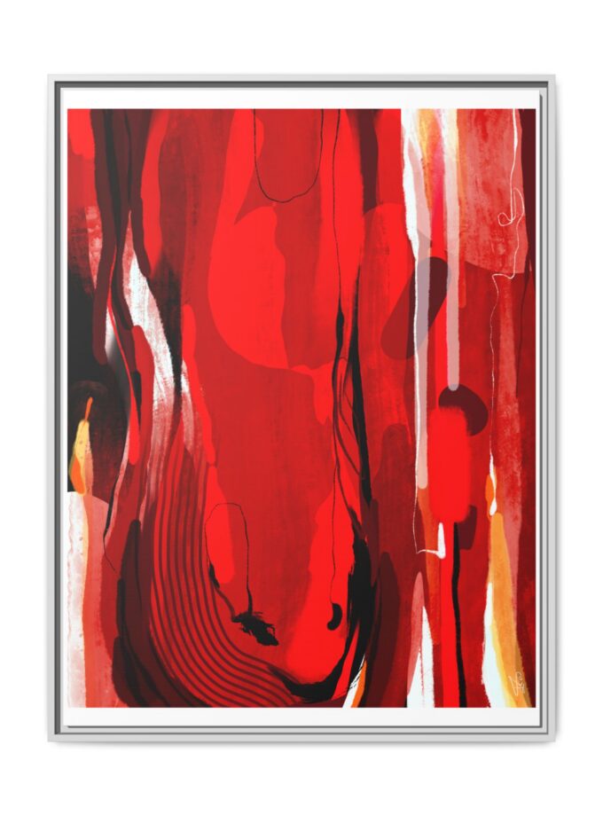 Dirty Work Canvas, Framed