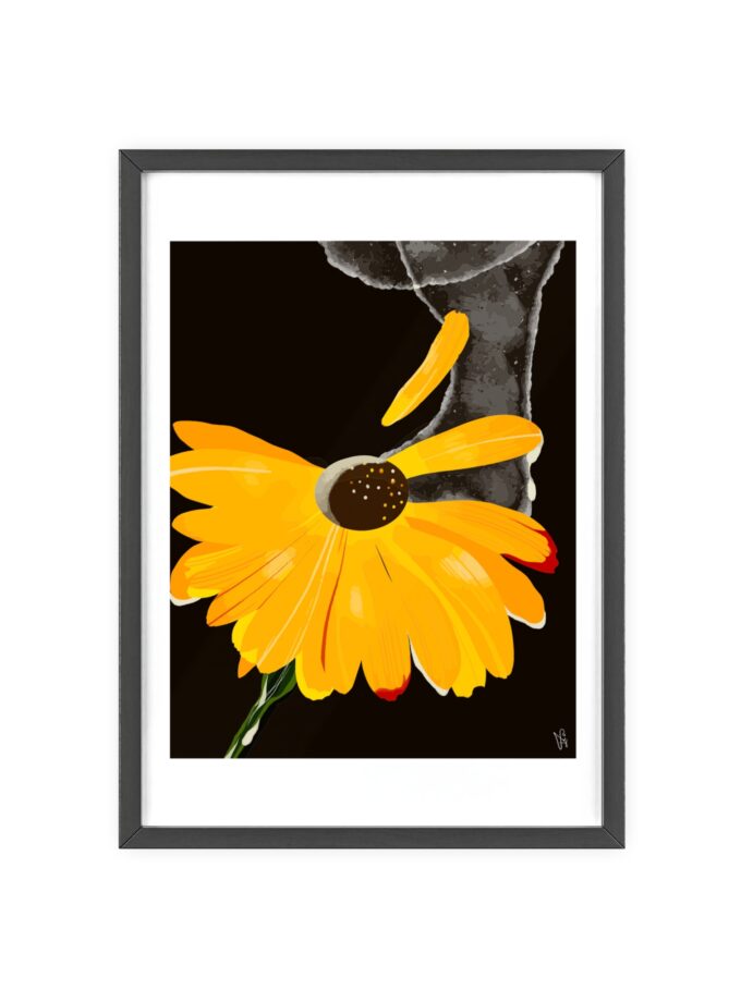 Defrozing Poster, Framed