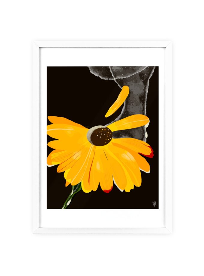 Defrozing Poster, Framed