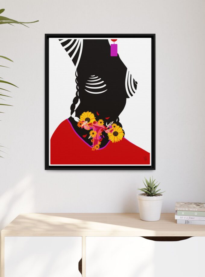 Coming Back Canvas, Framed