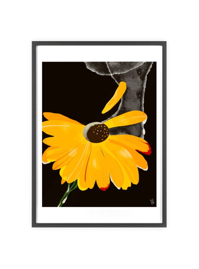 Defrozing Poster, Framed