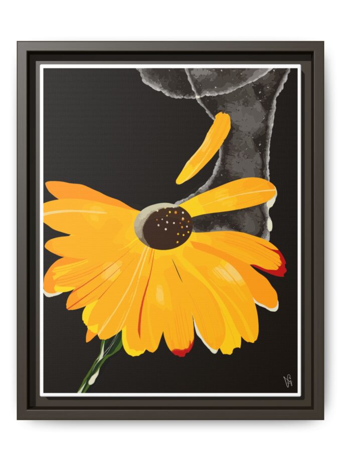 Defrozing Canvas, Framed