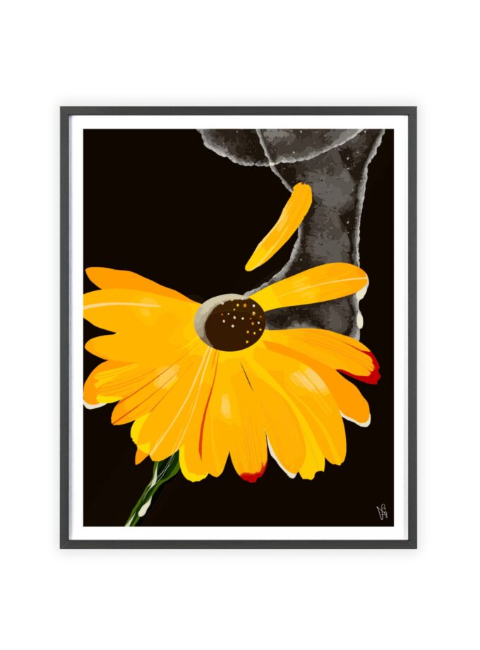 Defrozing Poster, Framed