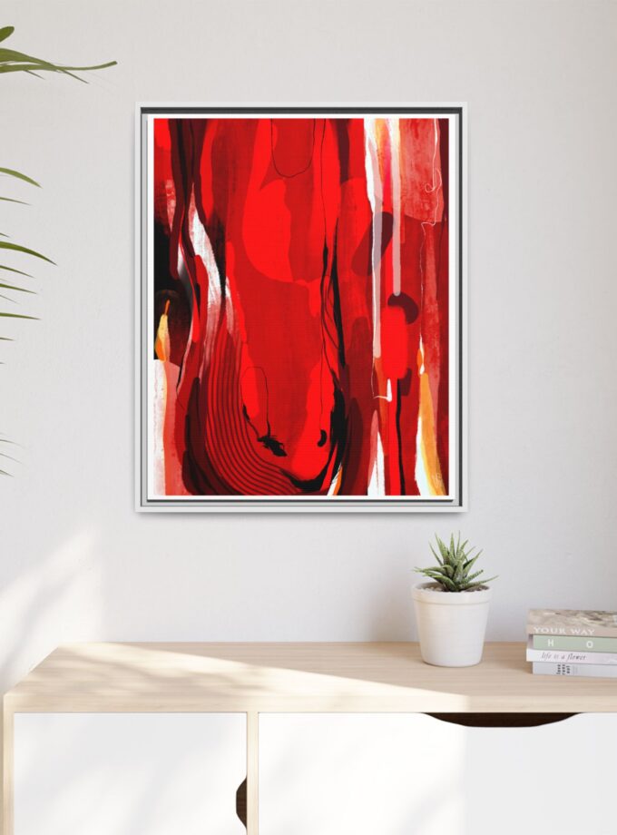 Dirty Work Canvas, Framed