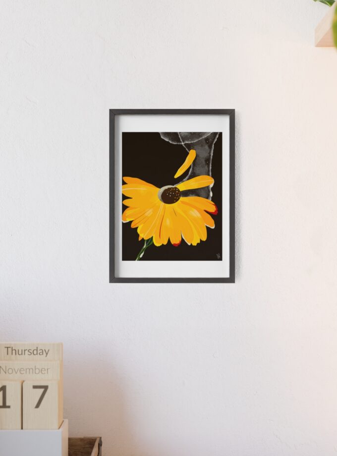 Defrozing Poster, Framed