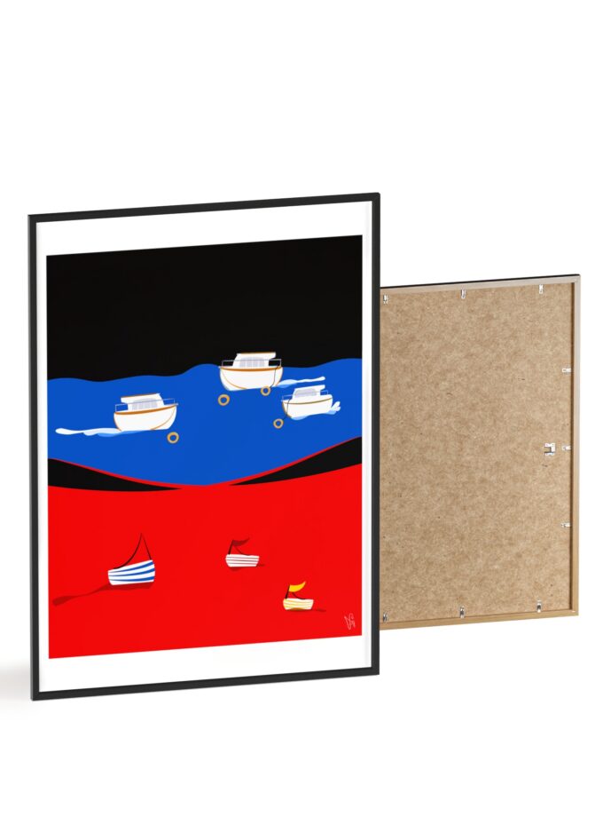 Two Worlds Poster, Framed