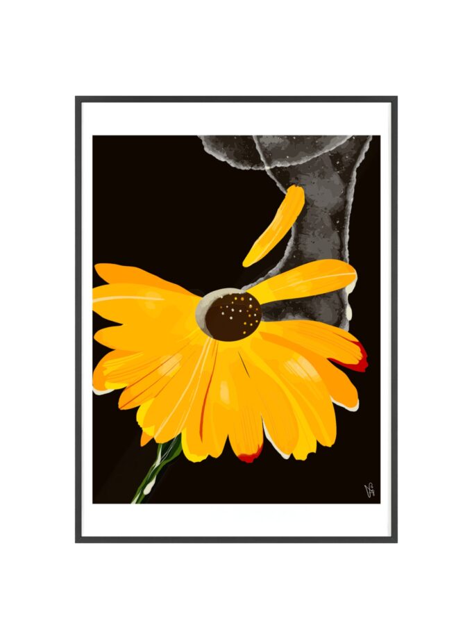 Defrozing Poster, Framed