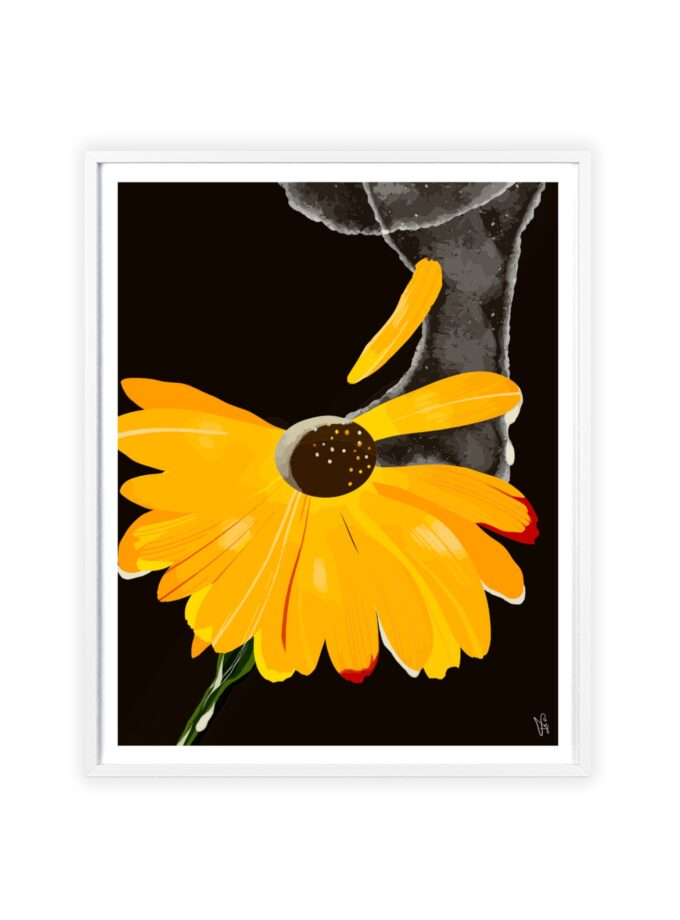 Defrozing Poster, Framed